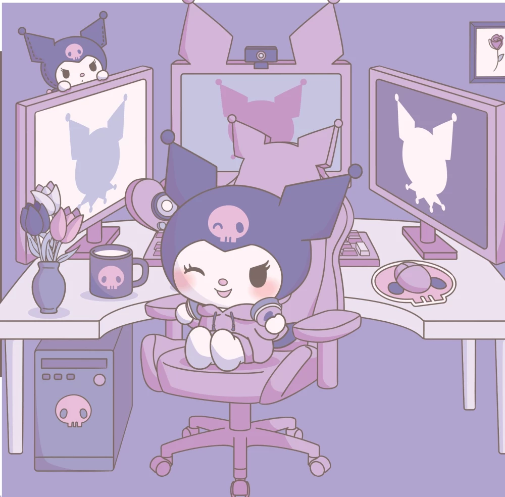 Kuromi. Sienas kalendārs 2025. gadam
